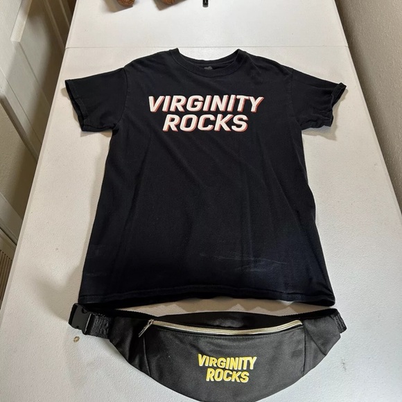 Danny Duncan Tee Mens S Black Virginity Rocks T-shirt YOUTUBE - Picture 11 of 13